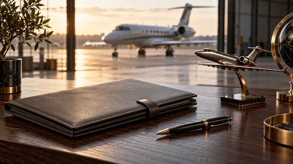 AI-generated aviation editorial illustration.